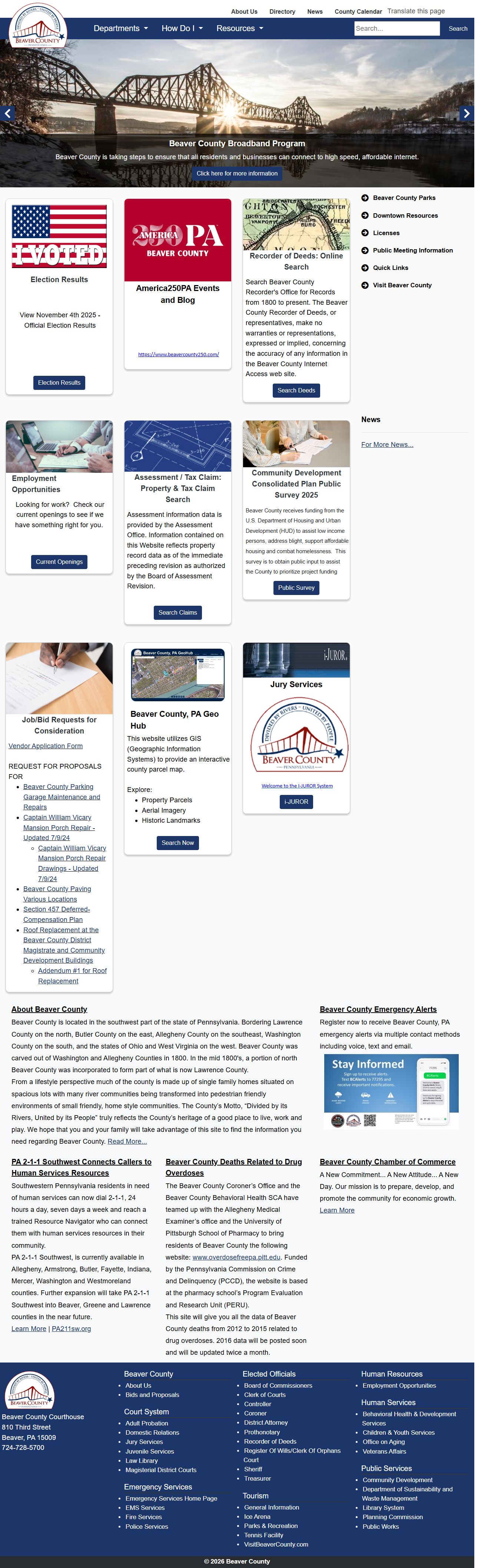 Beaver County released inmate records official county website